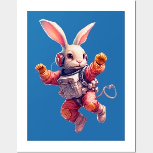 the bunny of the galaxies Posters and Art